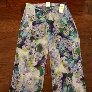 NWT Jantzen sexy beach coverup pants (transparent)